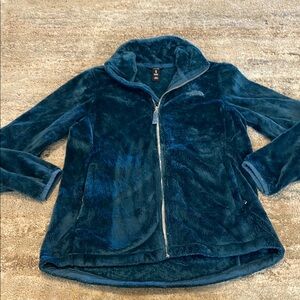 The North Face Blue Fleece Zip Up Jacket